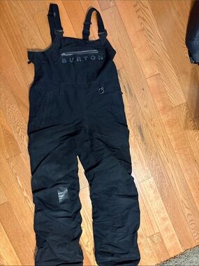 Burton Black Insulated Snow Bib Overalls